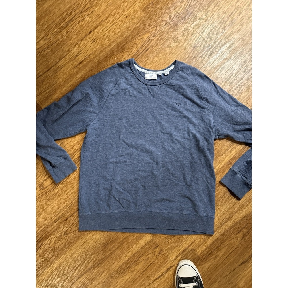Southern Tide Sweatshirt Men's Blue Crewneck Midweight Cotton‎ XXL